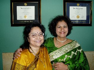 Rohit's Mom and Fiancee :)