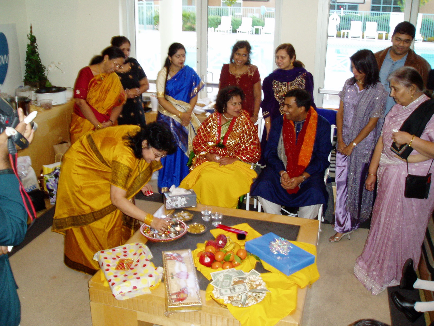 Preparing Aarti