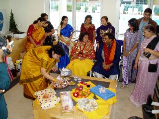 Preparing Aarti